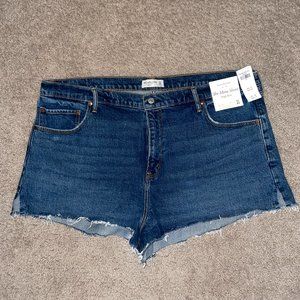 NWT Abercrombie & Fitch High Rise Mom Shorts